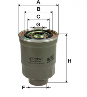 Фильтр топливный WIX WF8058