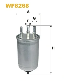 Фильтр топл. FORD MONDEO /PP838/4 (-Filtron) FILTERS WIX WF8268